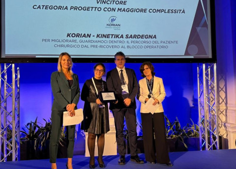Kinetika Sardegna premiata ai Lean Helthcare Awards