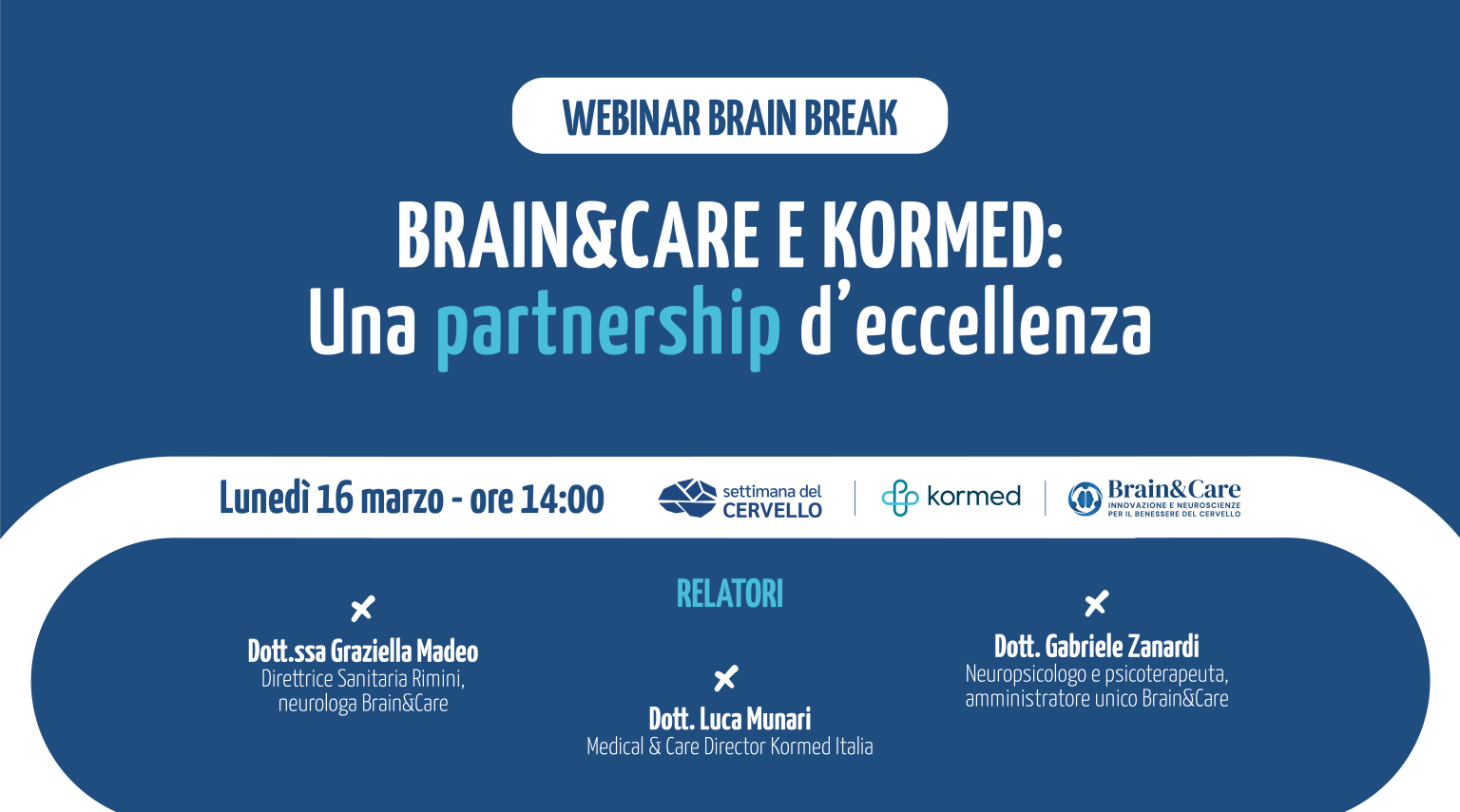 Brain&Care e Kormed: una partnership d’eccellenza